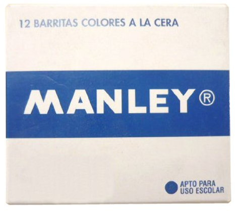 MANLEY 30 – Wachsmalstifte, 12 Stück