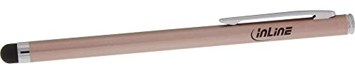 InLine 55467G - Lápiz Capacitivo para Pantalla táctil de Smartphone y Tablet, Color Rosa