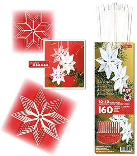 Karen Marie's Galaxy Stars Quilling Kit, weiß