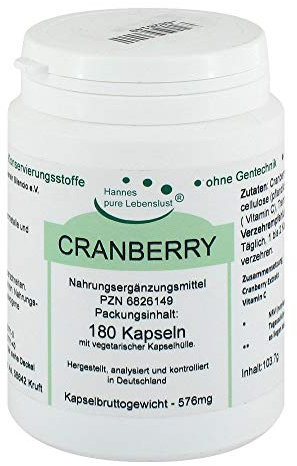 CRANBERRY KAPSELN 180 St
