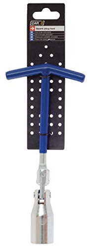 S SUMEX Llave de Bujía Articulada de 21 mm con Empuñadura en T y Goma Antideslizante