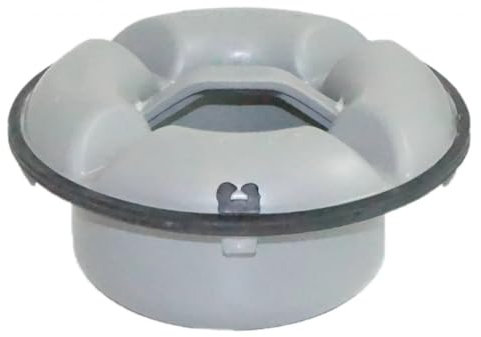 KESSEL Siphon Anti Odeur pour Bonde Ultraplat - Bouchon de Drain Gris en Plastique