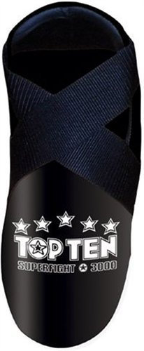 TOP Ten Fußschützer „Superfight 3000“ schwarz, Gr. 37-40