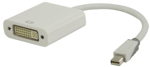 Bandridge Adattatore da Mini DisplayPort a DVI, 0.2 m, Bianco
