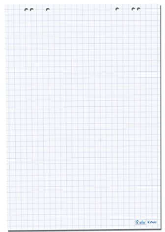 Herlitz 10834141 Flipchartblock68x99 20 Blatt kariert