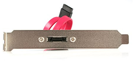 StarTech.com 1 Port SATA auf eSATA Slotblech - internes Serial ATA zu externes Panel - 30cm