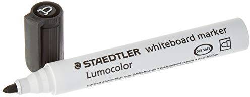 Staedtler Lumocolor 351 Black Bullet Tip Whiteboard Board Marker