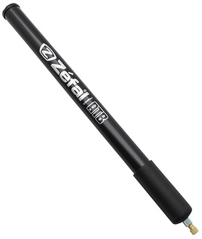 ZEFAL ATB - Bomba Bicicleta Ligera y Robusta - Compatible con Válvulas Schrader y Presta - para Todo Tipo de Bicicleta y MTB - Negro, 130g