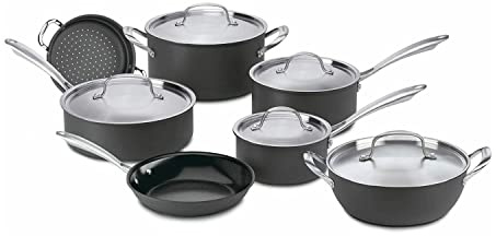 Cuisinart GG-12 GreenGourmet Hard-Anodized Nonstick 12-Piece Cookware Set