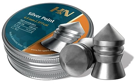 H&N - HAENDLER & NATERMANN H&N Sports Silver Point - Balines H&N Silver Point Unisex, Talla 4.5 mm