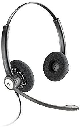 Plantronics Entera Two-Ear Headset with Clip (HW121N/ A)