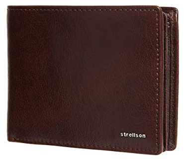 Strellson Herren Geldbeutel Jefferson Brieftasche aus Leder