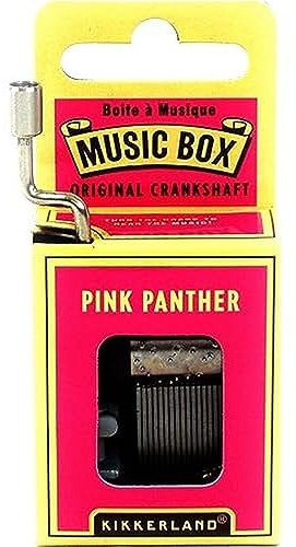 Kikkerland Pink Panther Crank Music Box