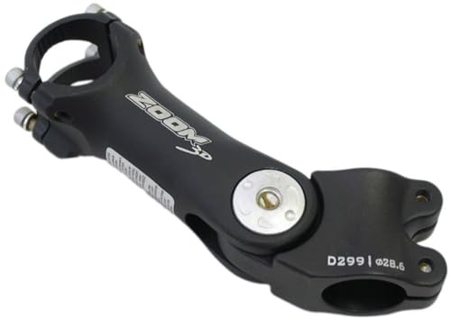 ZOOM verstellbarer Vorbau Ahead, black/silver, 1.1/8(28.6), 41/125 mm, 31.8 mm