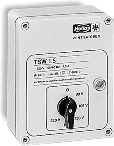 Helios Ventilatoren 01495 Regeltransformator 1 x 230V 1 x 80 V, 100 V, 130 V, 170 V, 230V 1.5A