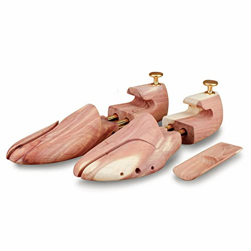 Langer & Messmer cedar shoe trees for men and women including cedar travel shoehorn available in double sizes UK 1.5-14 the original! 1 pair 9.5/10.5