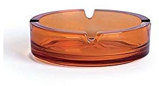 Excelsa rund askkopp 10,5 cm glas Orange