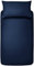 Amazon Basics 3 Piezas Cama de Microfibra Funda nórdica, Funda de edredón de 135 x 200 cm y 1 Funda de Almohada de 50 x 80 cm, Color Azul Marino, Sólido