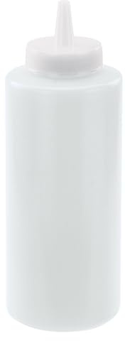 Winco Squeeze Bottles, 12-Ounce, Clear, Medium, 6-Piece