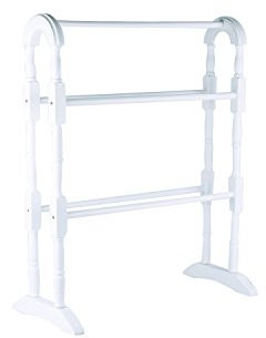 APOLLO Towel Rail, Wood, White