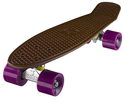 Ridge Glow In The Dark Cruiser - Skateboard, Color Blanco/Rosa
