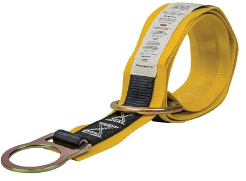 Guardian Fall Protection 10787 Premium 6-Foot Cross-Arm Straps with Large and Small D-Rings
