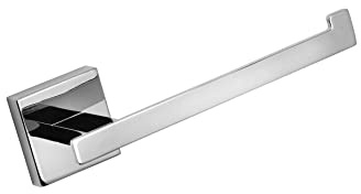 Croydex Cheadle Toilet Roll Holder - Durable Zinc Alloy, Quality Chrome Finish, Bathroom Storage Solution, Flexi-Fix Accessories, Easy to Fit, Screw or Glue Installation, All Fixings Included