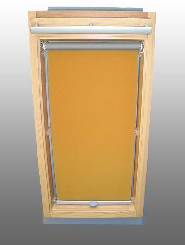 Abdunkelungsrollo Rollo Thermo gelb für Velux DKL/RHL-EP GGL,GPL,GHL,GTL,GXL,GDL U10 ALU