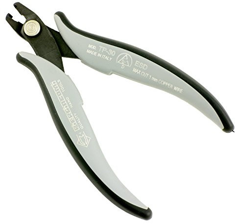 PIERGIACOMI Schneid- und Biegezange, die den Draht in einem Arbeitsgang schneidet, ESD antistatische Griffe, 1 Stück, TP30