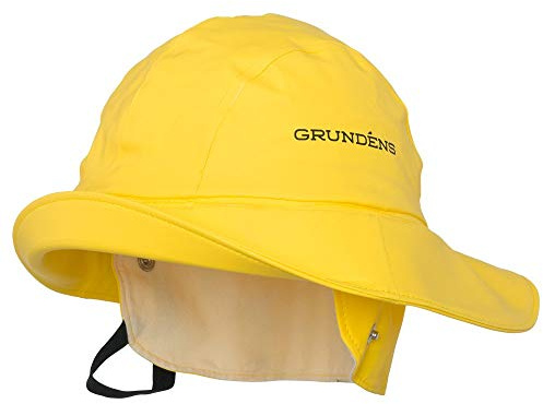 Grundéns Men's Sandhamn 21 Fishing Hat, Yellow - Large