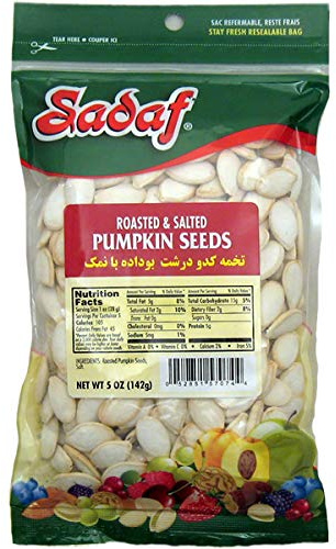 Sadaf Seed, Roasted Salted Squash, White