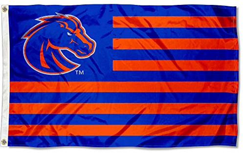 Boise State Broncos Stars and Stripes Nation Flag