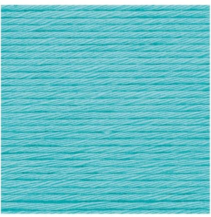 50 g Creative Cotton Aran Häkelgarn 85 m Lauflänge/Knäuel (Fb. 36 türkis)