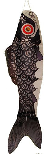 Wolkenstürmer - Windsack Koi schwarz