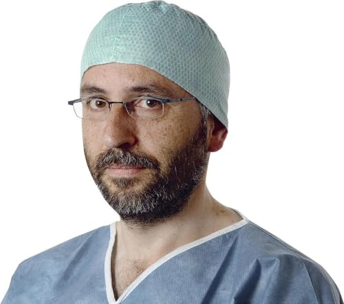 HARTMANN 9924633 Foliodress Cap Comfort Rondo OP-Hauben, Aqua, 100 Stück