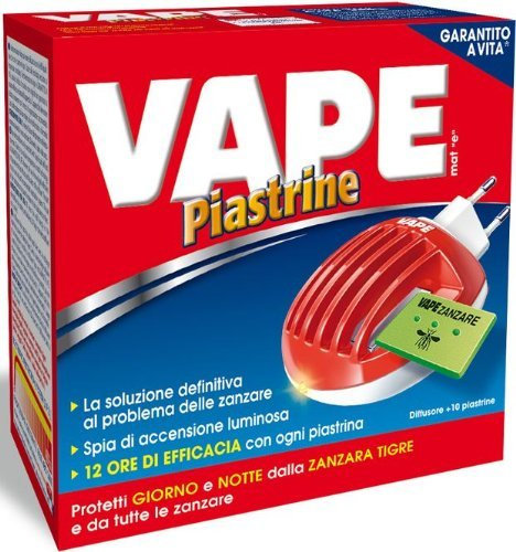 Insetticida Elettrico a Piastrine Antizanzare Vape + 10 Piastrine