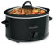 Crock-Pot SCV400B 4-Quart Oval Manual Slow Cooker, Black by Crock-Pot