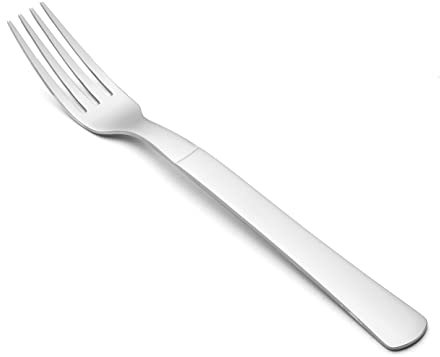 Arcos Coltelleria da Tavola - Forchetta Bistecca Forchetta Tavola - Monoblocco Unipezzo Acciaio Inossidabile 18/10 e 200 mm - Colore Argento