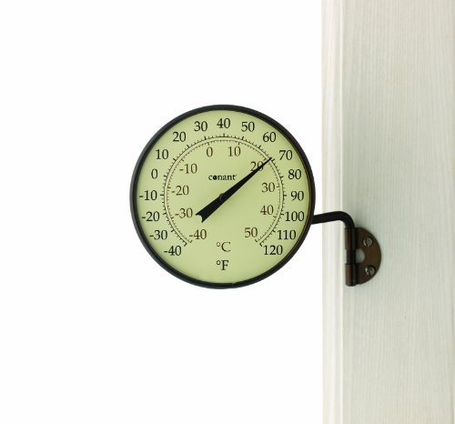Conant Décor 4 Dial Thermometer (Bronze Patina)
