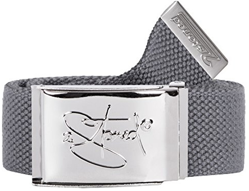 2Stoned Original Gürtel 4cm mit Chromschnalle Classic in Anthrazit für Damen und Herren