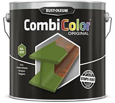 RUST-OLEUM 7334.2.5 Combicolor Original, Superior Metal Protection, Direct To Rust, Grass green -RAL 6010