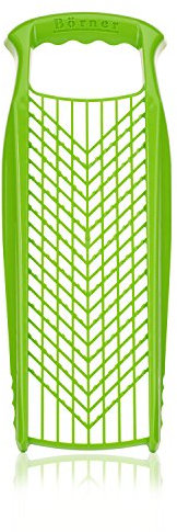Börner Reibe PowerLine (Grün) • Raspel grob & fein • Küchenreibe für Gemüse, Obst, Käse & Schokolade • Gemüsereibe beidseitig verwendbar • Gemüsehobel, Käsereibe, Küchenhobel