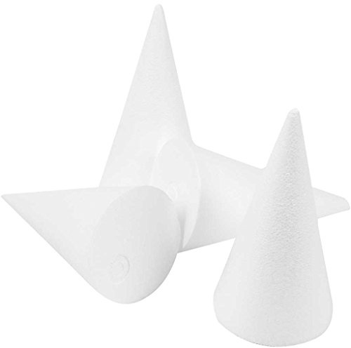 Creativ Cônes en polystyrène 15 cm 25 pièces