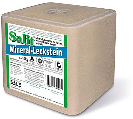 Salzleckstein Leckstein Mineralleckstein Salz 10kg Einzelfuttermittel Nutztiere
