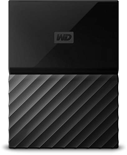 WD My Passport 1TB Portable Hard Drive and Auto Backup Software for PC, Xbox One and PlayStation 4 - Black