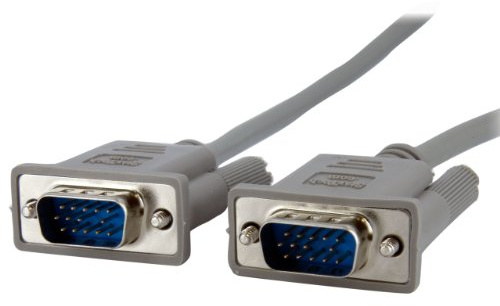 StarTech.com 10 ft. (3 m) VGA to VGA Cable - HD15 VGA Cable - 800x600 Resolution - Male/Male - VGA Monitor Cable (MXT101MM10),Gray