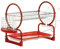 Premier Housewares 2 Tiers Dish Drainer / Dish Rack / Sink Drainer / Draining Rack / Removable Tray / Cutlery Drainer / Cup Holder - Red