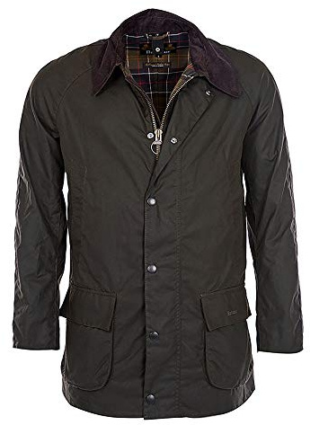 Barbour Bristol Wax Cotton Jacket Olive Small