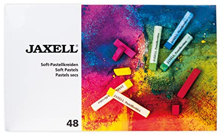 Unbekannt Jaxell 47652 - Gessetti Colorati, Forma Triangolare, 48 Pezzi
