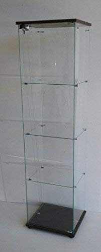 Vitrina/expositor de cristal con cerradura